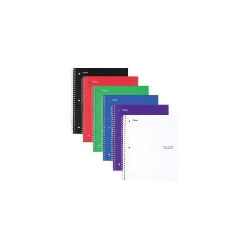 Five Star Wirebound Wide Rule 1-Subject Notebook - 100 Sheets - Wire Bound - Wide Ruled - 8" x 10 1/2" - Navy Cover - Plastic Cover - 1Each