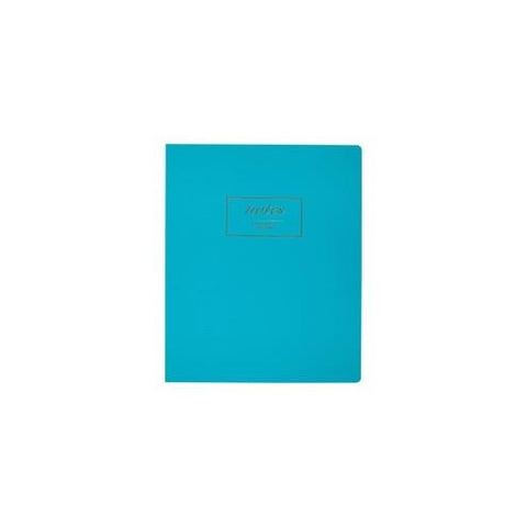 Cambridge Edition Large Casebound Notebook - 80 Sheets - Case Bound - 9" x 11" - White Paper - Teal Cover - 1Each