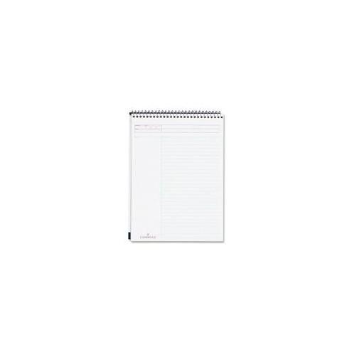 Mead Wirebound ActionTask Planner - Action - 8 1/2" x 11" Sheet Size - White - Paper - Micro Perforated - 1 Each