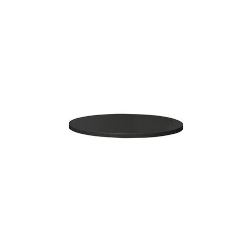 Mayline Bistro 36" Round Tabletop - Laminated Round Top x 36" Table Top Diameter - Assembly Required - Anthracite
