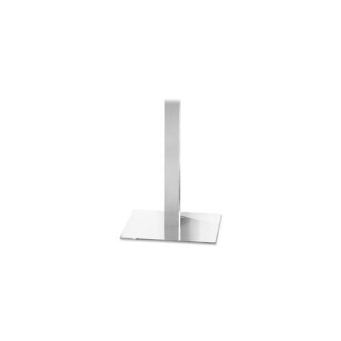 Mayline Bistro Tables Steel Base - Silver Square Base - 41" Height - Assembly Required