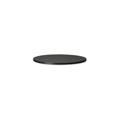 Mayline Bistro Series Round Tabletop - Thermofused Laminate (TFL) Round Top x 42" Table Top Diameter - Anthracite