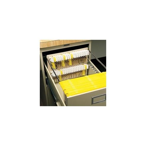 MMF File Drawer Key Rack - 12" x 1.8" x 10" - Sand