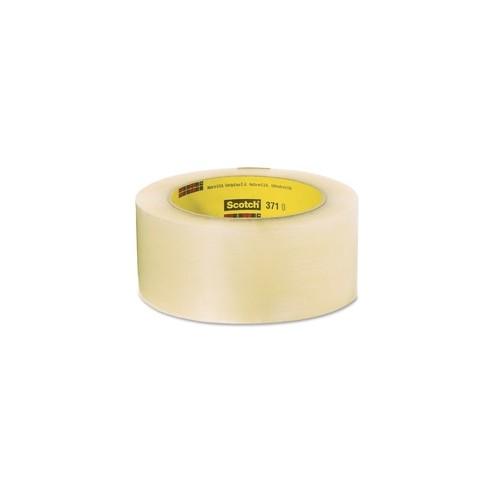 Scotch 371 Box-sealing Tape - 54.60 yd Length x 1.88" Width - 1.8 mil Thickness - 3" Core - Synthetic Rubber Resin - Polypropylene Film Backing - 36 / Carton - Clear
