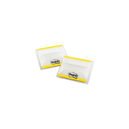 Post-it® Durable Tabs - Blank Tab(s) - 1.50" Tab Height x 2" Tab Width - Yellow Tab(s) - 50 / Pack