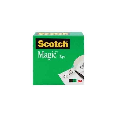 Scotch Magic Tape - 72 yd Length x 1" Width - 3" Core - 12 / Pack - Clear