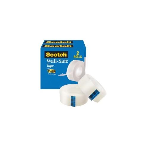 Scotch MMM813S2 - 22.22 yd Length x 0.75" Width - 2 / Pack - Translucent