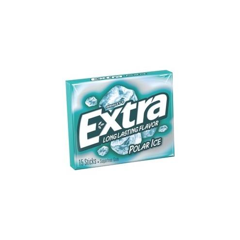 Wrigley Extra Polar Ice Chewing Gum - Mint - 10 / Box