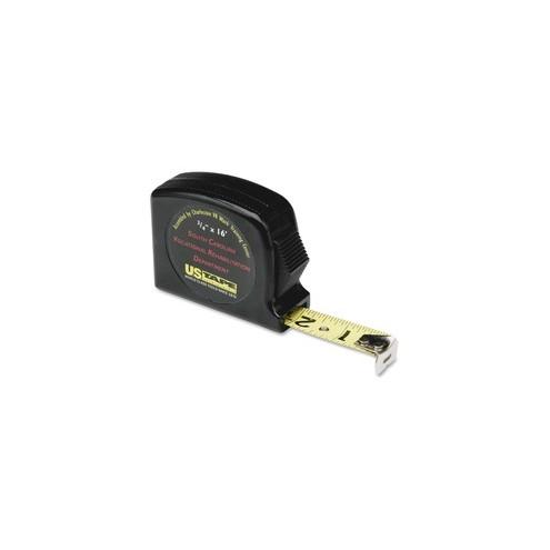 SKILCRAFT 16 Foot Tape Measure - 16 Length 0.8" Width - 1/16, 1/32 Graduations - Metric, Imperial Measuring System - Steel - 1 Each