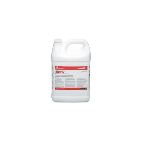 SKILCRAFT Bravo Heavy-duty Liquid Floor Stripper - Liquid - 128 fl oz (4 quart) - 4 / Carton - Yellow