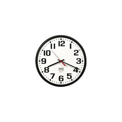 SKILCRAFT Slimline Wall Clock - Analog - Quartz