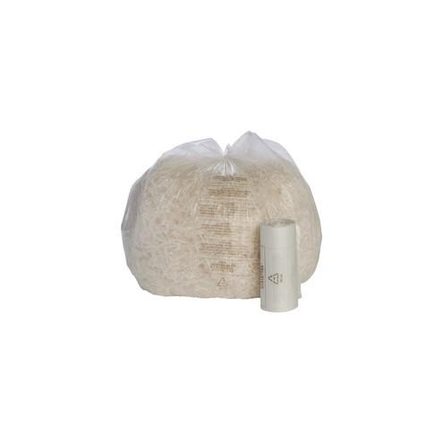 SKILCRAFT - High Performance Shredder Bag - 20 gal - 36" Height x 31" Width - 50/Box - Clear