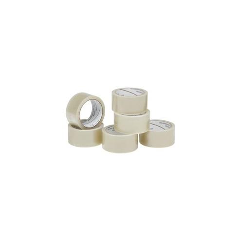 SKILCRAFT 7510-01-579-6871 Packaging Tape - 55 yd Length x 2" Width - Polypropylene - 1.90 mil - Acrylic Backing - 6 / Pack - Clear