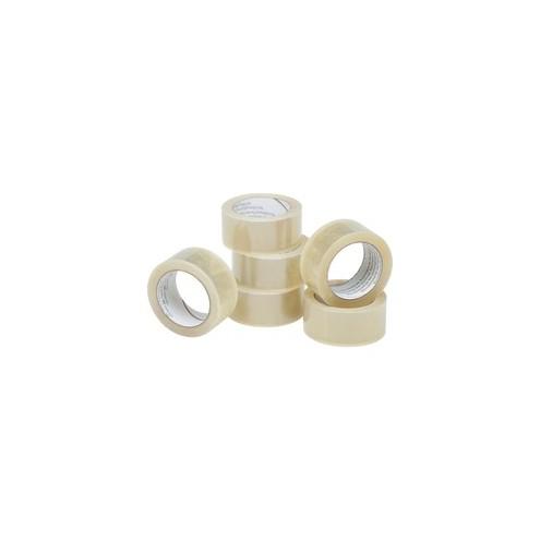 SKILCRAFT 7510-01-579-6874 Packaging Tape - 55 yd Length x 2" Width - Polypropylene - 3.10 mil - Acrylic Backing - 6 / Pack - Clear