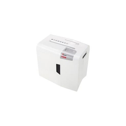 SKILCRAFT Cross-cut Paper Shredder - Cross Cut - 12 Per Pass - for shredding Paper, Credit Card, CD, DVD - 0.177" x 1.126" Shred Size - Level 3 - 8.75" Throat - 5.50 gal Wastebin Capacity - White