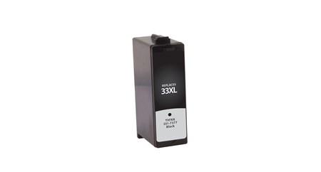 Replacement For Dell 331-7377, 331-7689 , Series 31, 32, 33, 34 High Yield Black Inkjet Cartridge