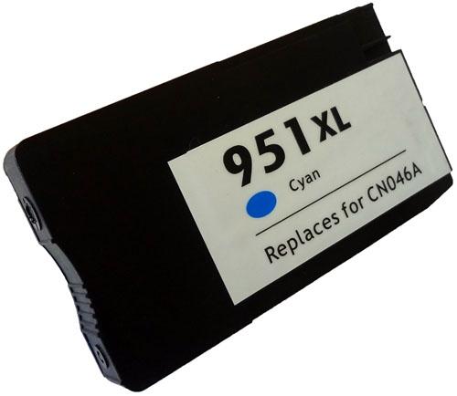 Replacement For HP CN046AN (HP 951XL) Cyan Inkjet Cartridge