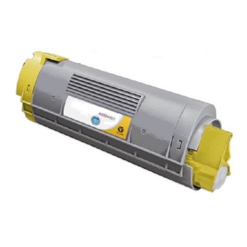 Replacement For Okidata 43324401 High Capacity Yellow Toner Cartridge