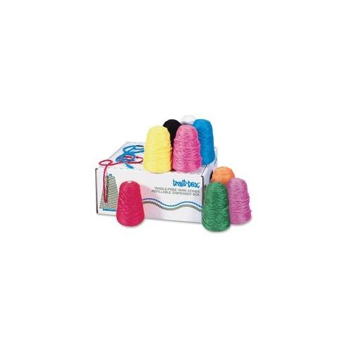 Trait-tex 3-ply School Yarn Dispenser - 3 Ply(s) - 450 ft Length - Assorted