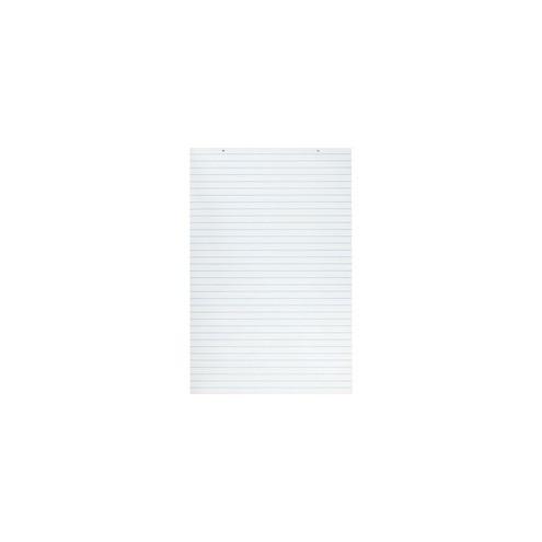 Pacon Ruled Chart Pad - 100 Sheets - Glue - Front Ruling Surface - 1" Ruled - 24" x 36" - White Paper - Chipboard Backing, Hole-punched, Recyclable - 1 / Each