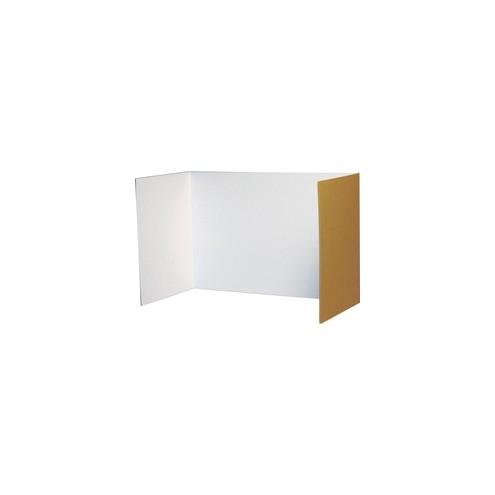 Pacon Privacy Boards - 48"W x 16"H - 4 Boards/Pack - White