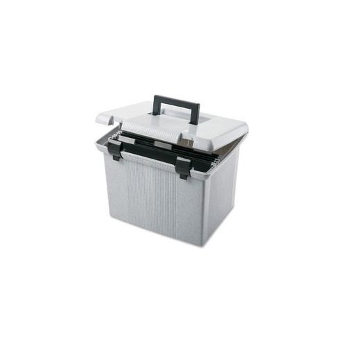 Pendaflex Portafile File Storage Box - External Dimensions: 14" Width x 11.1" Depth x 11" Height - Granite - For File - 1 Each