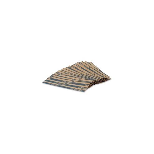 PAP-R Flat Coin Wrappers - Total $2.00 in 40 Coins of 5¢ Denomination - Heavy Duty - Paper, Kraft - Blue