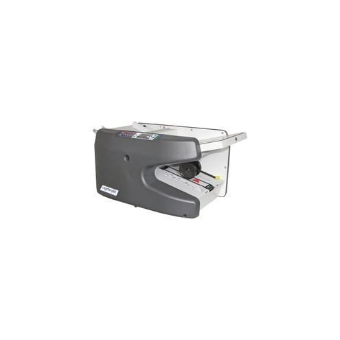 Martin Yale Premier Electronic Ease-Of-Use Semi-Auto Folder - 9000 Sheets/hour - Letter Fold, Half-fold, Z Fold, Double Parallel Fold, Right Angle Fold - Charcoal
