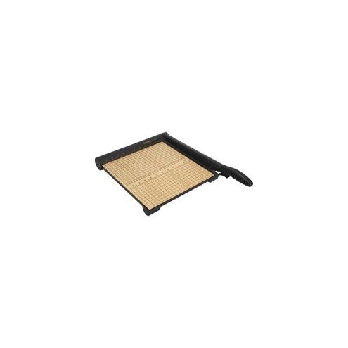 Premier Sharpcut Paper Trimmers - Cuts 15Sheet - 12" Cutting Length - Straight Cutting - 0.5" Height x 12" Width x 12.3" Depth - Wood Base - Wood Grain, Maple