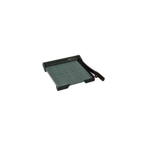 Premier Heavy-Duty Wood Series Paper Trimmers - 1 x Blade(s)Cuts 20Sheet - 12" Cutting Length - Straight Cutting - 4" Height x 12.9" Width x 16" Depth - Wood Base, Steel Blade - Green