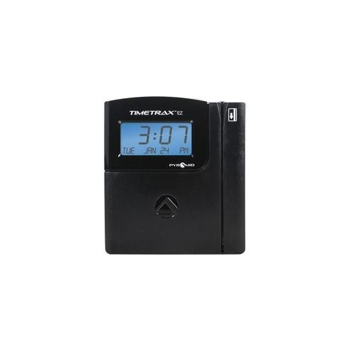 Pyramid Time Systems TimeTrax EZ EK Time and Attendance Clock - Magnetic Strip - 50 Employees - Digital - Week, Bi-weekly, Semi-monthly, Month, Time, Date Record Time
