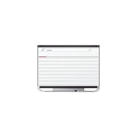 Quartet Prestige 2 Total Erase Chart Planner Board - White, Graphite - 36" Height x 48" Width - Durable, Stain Resistant, Magnetic, Ghost Resistant, Marker Tray, Mountable - 1 Each - TAA Compliant