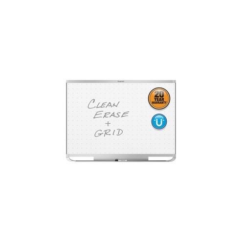 Quartet Prestige 2 Total Erase Magnetic Whiteboard - 48" (4 ft) Width x 36" (3 ft) Height - White Magnetic Surface - Silver Aluminum Frame - Horizontal - 1 / Each