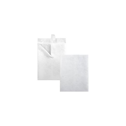 Quality Park Survivor Plus Tyvek Bubble Mailers - Bubble - 9" Width x 12" Length - Self-sealing - Tyvek - 25 / Box - White