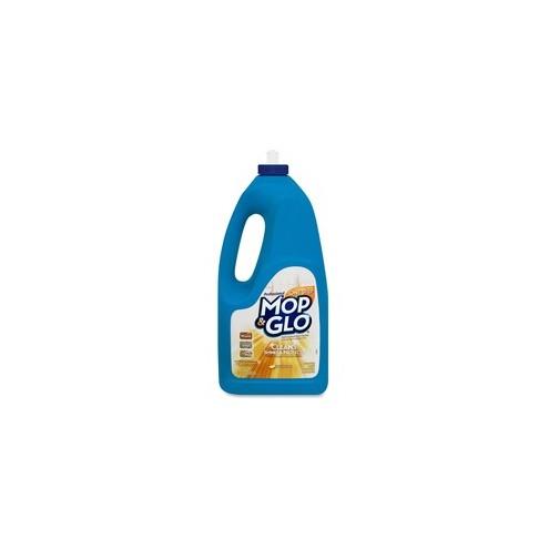 Mop & Glo Multi-surface Floor Cleaner - 64 oz (4 lb) - Lemon ScentBottle - 1 Each - Tan