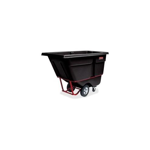 Rubbermaid Commercial 1250 lb Capacity Standard Duty Tilt Truck - 1250 lb Capacity - x 33.5" Width x 72.2" Depth x 43.8" Height - Black - 1 Each