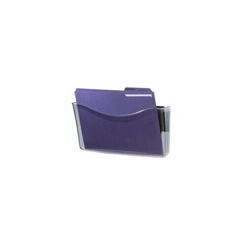 Rubbermaid Magnetic Wall File - 6.6" Height x 13.8" Width x 3" Depth - Clear - Plastic - 1 / Each