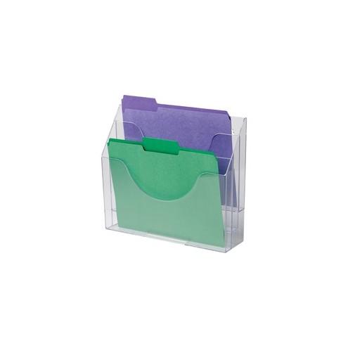 Rubbermaid Optimizers 3-Tier Organizer - 3 Tier(s) - 11.5" Height x 13.5" Width x 3.5" Depth - Clear - 1Each