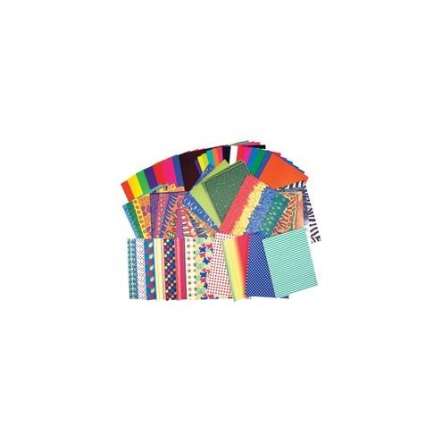 Roylco Preschool Paper Pack - Craft, Collage, Cutting, School, Classroom - Recommended For - 176 / Pack - Assorted