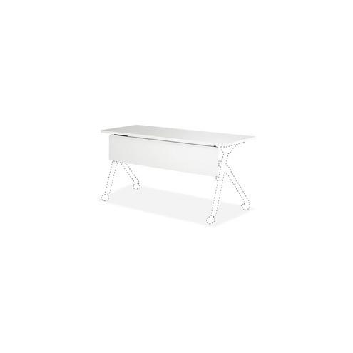 Safco Tango Training Tabletops White Base - White Rectangle, High Pressure Laminate (HPL) Top - 72" Table Top Width x 24" Table Top Depth x 1" Table Top Thickness - Assembly Required