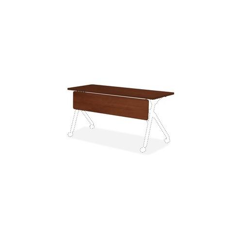 Safco Tango Training Tabletops White Base - Persian Cherry Rectangle, High Pressure Laminate (HPL) Top - 72" Table Top Width x 24" Table Top Depth x 1" Table Top Thickness - Assembly Required