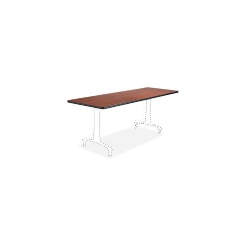 Safco Cherry Rumba Training Table Tabletop - Cherry Rectangle Top - 60" Table Top Length x 24" Table Top Width