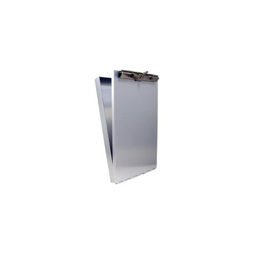 Saunders Recycled Aluminum Redi-Rite Clipboard - Top Opening - 6" x 9" - Aluminum - Silver - 1 Each