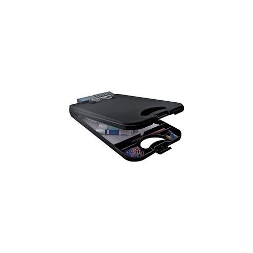 Saunders DeskMate II Portable Desktop with Calculator - Stationary - Bottom Opening - 10" x 16" - Low-profile - Polypropylene - Black - 1 / Each