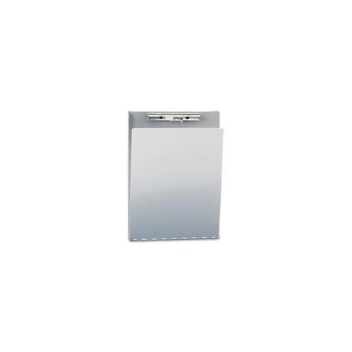 Saunders Aluminum Clipboard with Writing Plate - 0.50" Clip Capacity - 8 1/2" x 12" - Spring Clip - Aluminum - 1 / Each