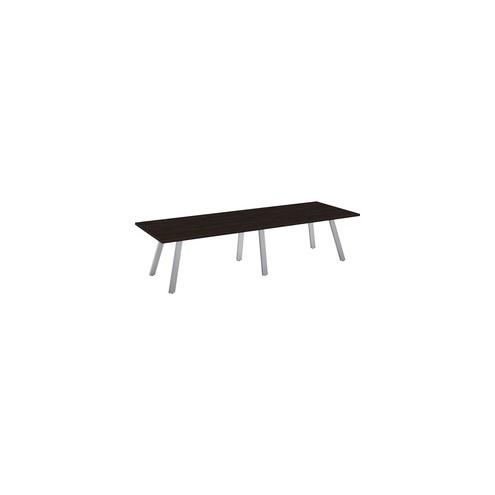 Special-T 42x108 AIM XL Conference Table - Laminated Top - 108" Table Top Width x 42" Table Top Depth - 29" Height - Assembly Required - Ebony Recon