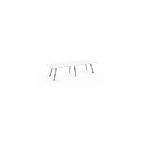 Special-T 42x120 AIM XL Conference Table - Laminated Top - 10 ft Table Top Width x 42" Table Top Depth - 29" Height - Assembly Required - Designer White