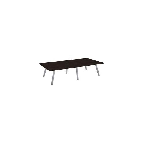 Special-T 60x108 AIM XL Conference Table - Laminated Top - 108" Table Top Width x 60" Table Top Depth - 29" Height - Assembly Required - Ebony Recon
