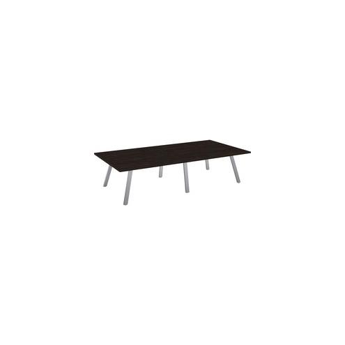 Special-T 60x120 AIM XL Conference Table - Laminated Top - 10 ft Table Top Width x 60" Table Top Depth - 29" Height - Assembly Required - Ebony Recon