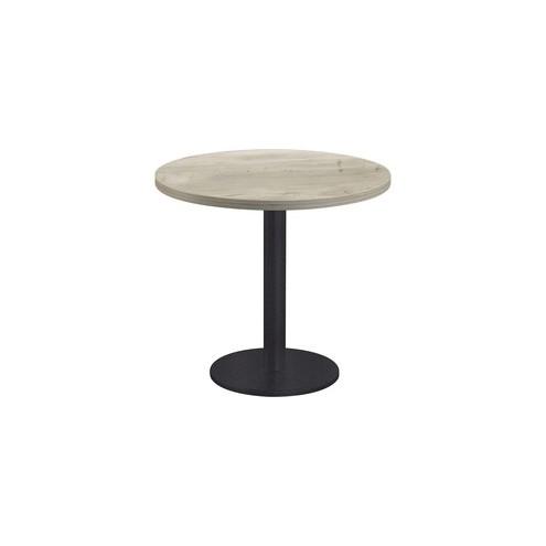 Special-T 36" Cantina Hospitality Table - Thermofused Laminate (TFL) Round Top x 36" Table Top Diameter - Assembly Required - Silver Gray